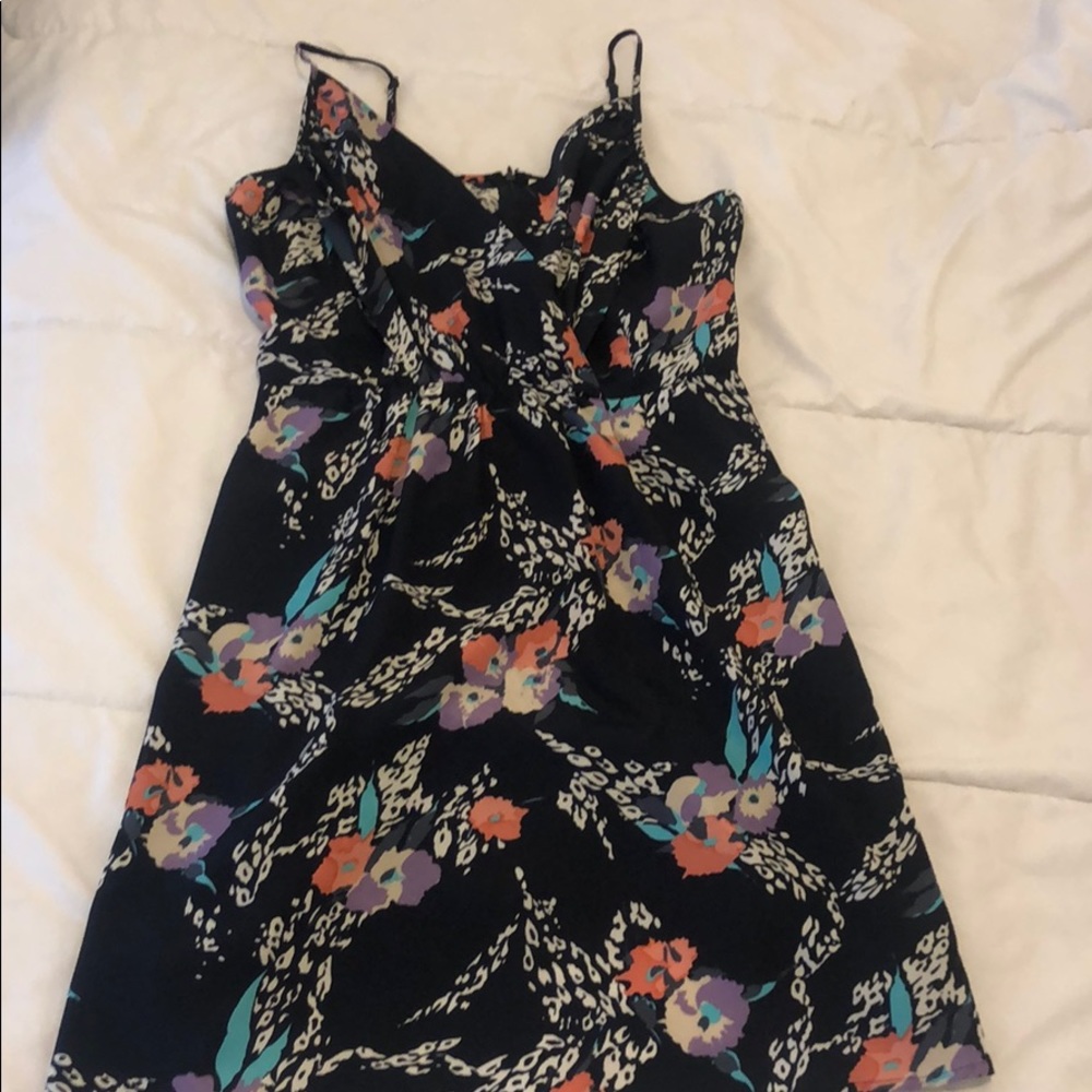 Saks Off Fifth Yumi Kim Navy Floral Dress M